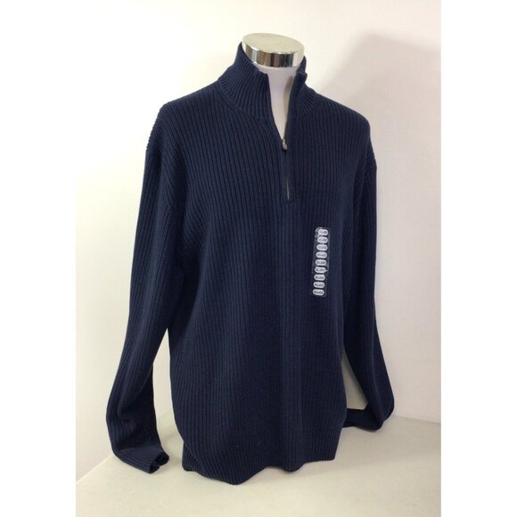 Calvin Klein Sweater 1/2 Zip Mens 2XL New - Picture 1 of 9